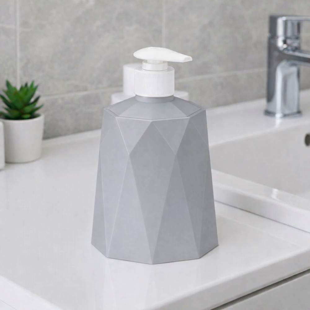 Диспенсер для мыла "Призма" 0,33л, серый