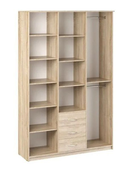 Шкаф комбинированный Дуэт Люкс с зеркалом ЯШТ/ЯШС