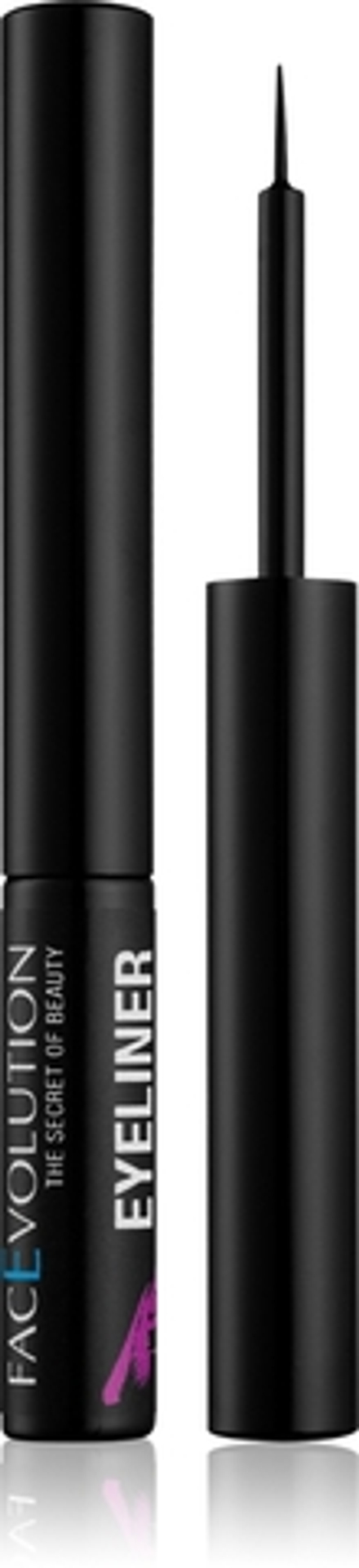 FacEvolution Hairplus - Жидкая подводка для роста ресниц с активными компонентами оттенок Black, 1 ml