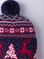 Шапка зимняя вязаная детская