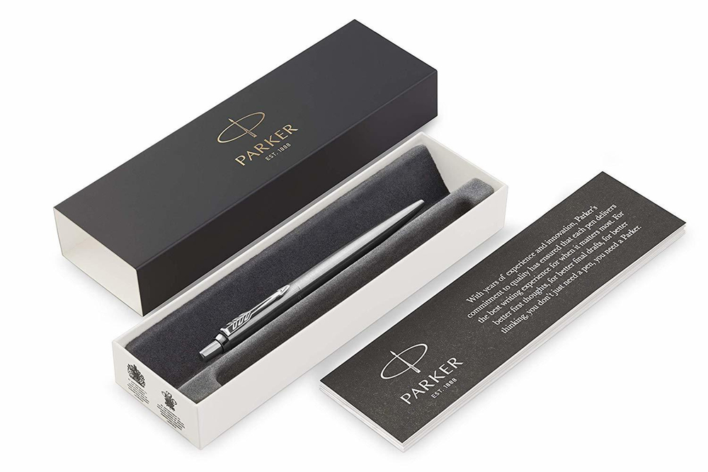 Набор с гравировкой: Ежедневник недатированный и Шариковая ручка Parker Jotter Essential, St. Steel