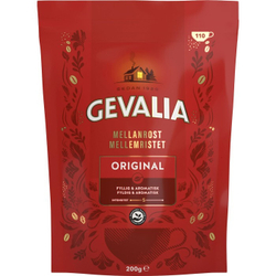 Кофе растворимый Gevalia Mellanrost Original, 200 г пакет (Гевалия)