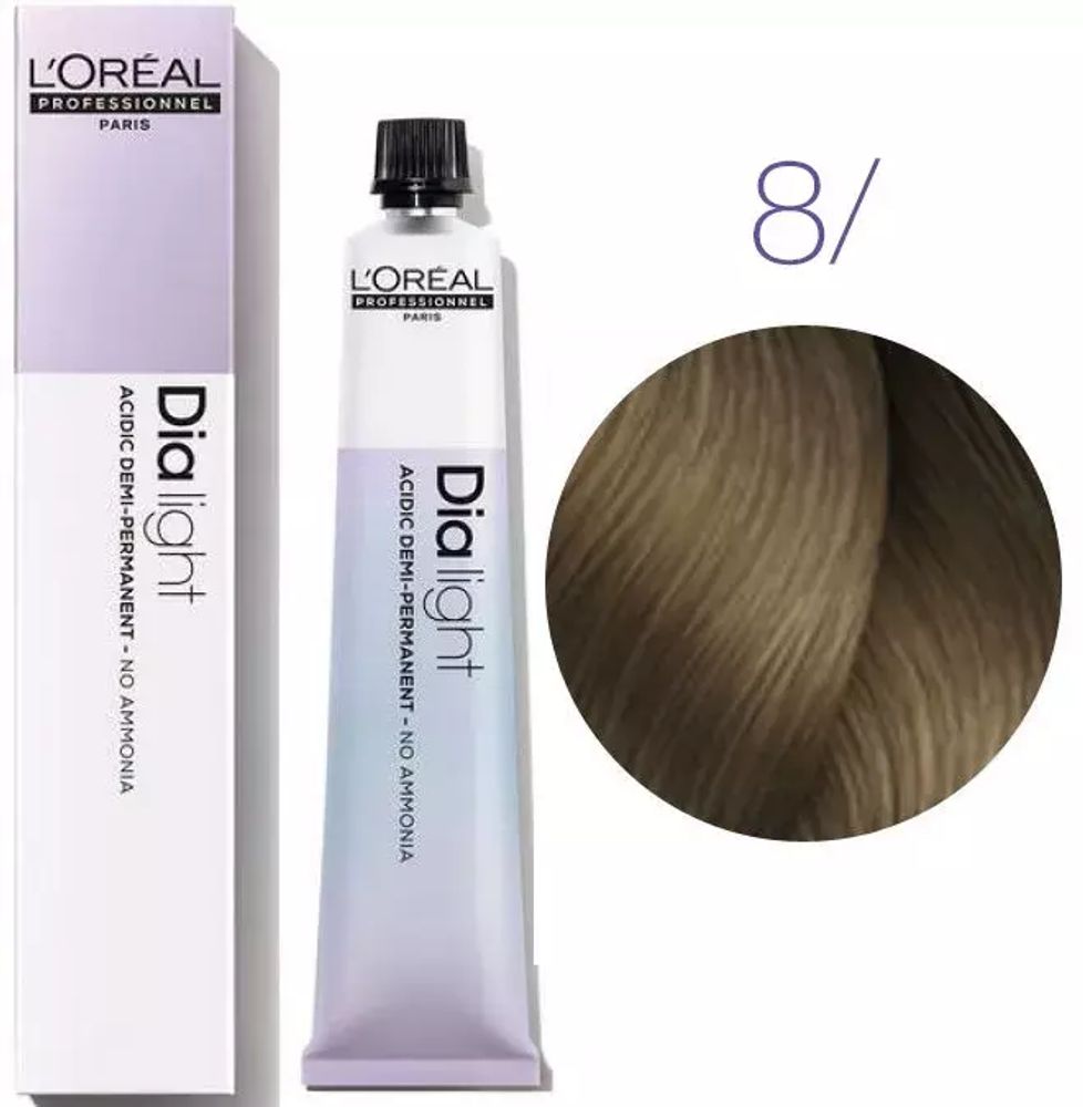 L&#39;Oreal Professionnel Dia Light 8 светлый блондин 50мл