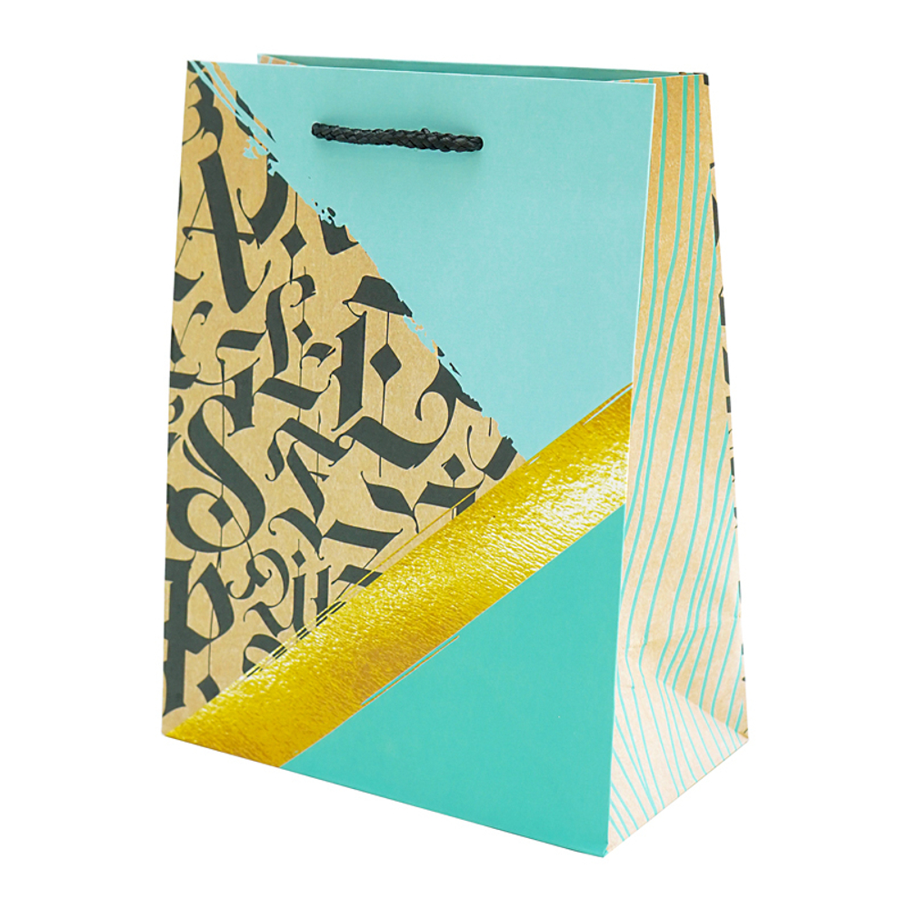 Пакет подарочный "Каллиграффити" 17,8*9,8*22,9 см