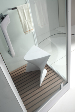 Душевая кабина Orans OLS-SR89101RS white 100x100см. профиль белый, стекло прозрачное, правая