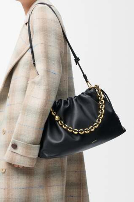 Loewe Большая сумка Flamenco из мягкой кожи ягненка наппа, черный
