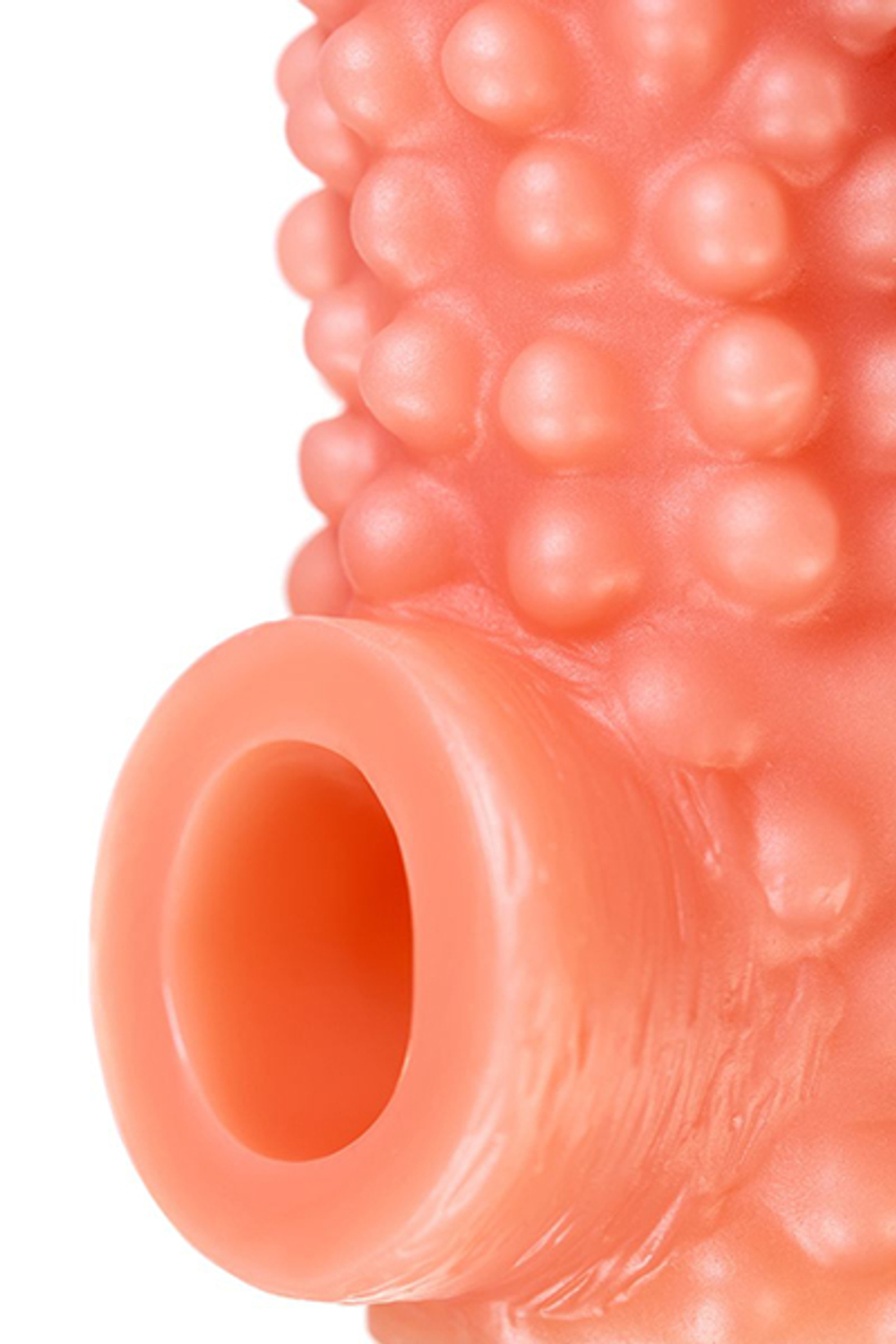 Насадка на фаллос 15,6см с бугорками Kokos Cock Sleeve 004 Size M