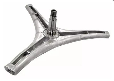 Крестовина барабана стиральной машины LG, длина вала 10,5см, длина лучей 22см, с креплением под болт