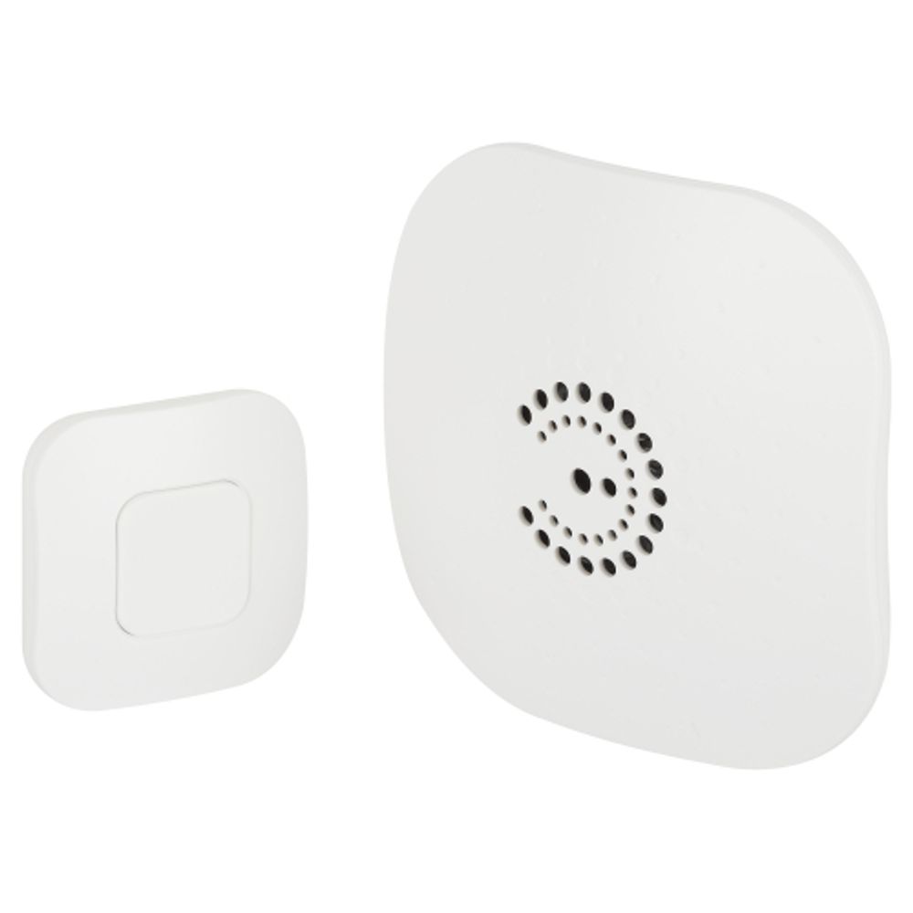 Звонок дверной ЭРА BIONIC White беспроводной белый 6 мелодий