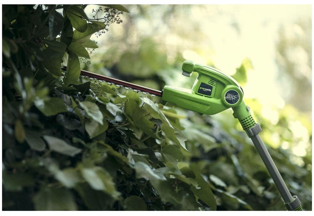 Кусторез штанговый аккумуляторный GREENWORKS G24PH51 24V, 51 см, без АКБ и ЗУ (2300707)