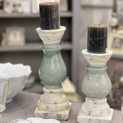 Подсвечник серый S