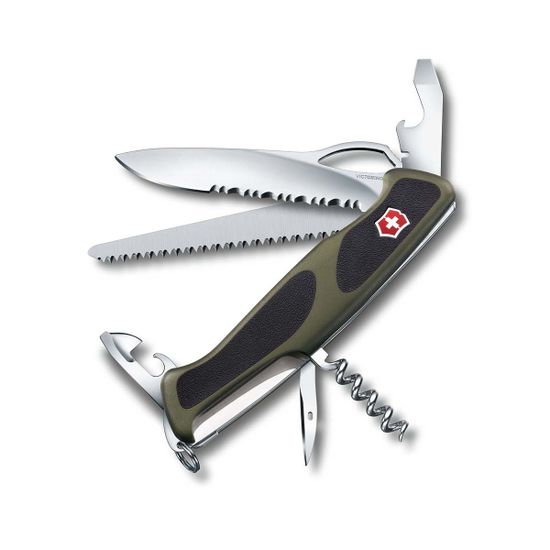 Складной нож Victorinox 0.9563.MWC4 RangerGrip 55 c клинком из стали X55CrMo14, рукоять полиамид (PA)