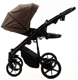 Детская коляска Adamex Mobi Lux New 2 в 1 MN-TK51 КОРИЧНЕВЫЙ