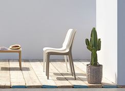 Стул пластиковый Ginevra, лен