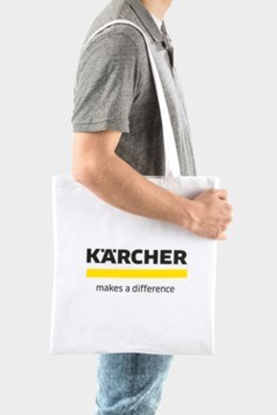 Тканевая сумка, бел., логотип Керхер