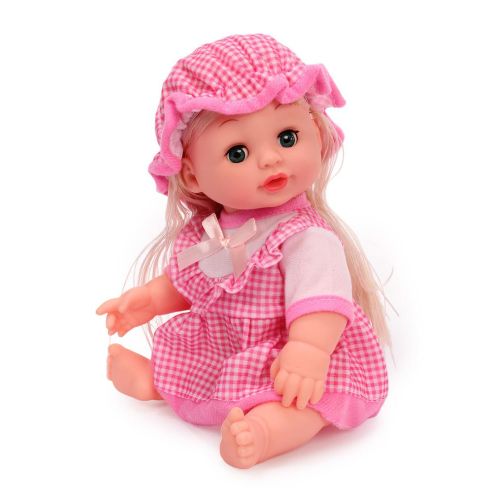 Пупс функциональный с аксессуарами 36см, коробка 168-10B