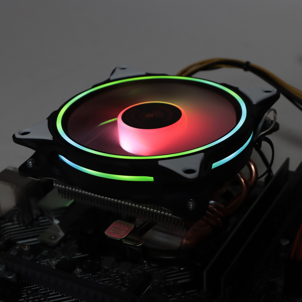 Кулер для CPU TESLA 1040RGB, 1х120мм, 1600rpm, 3-pin, Al+Cu, серебристый-черный-белый/RGB, 51.3CFM, 25.1дБ, 4-PIPE(прямой контакт), TDP 155Вт, INTEL 1700/1200/115x/775/1366, AMD AM5/AM4/AM3(+)/AM2(+)/FM2(+)/FM1/754/940/939 (TSL-1040-RGB)