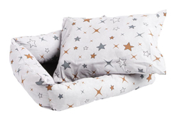 Моськи-Авоськи Лежанка СКАЗКА поплин M 58х46х16 ЗВЕЗДЫ