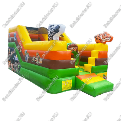 Коммерческий надувной батут "Сафари",  4.80*2.90*2.55 м