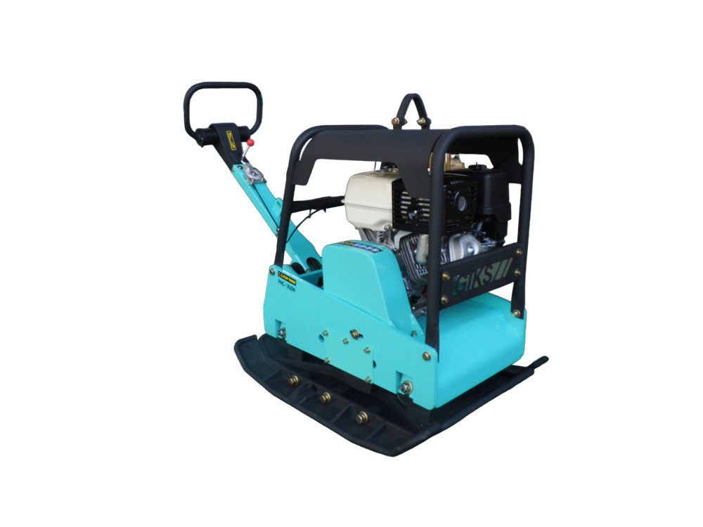 Виброплита реверсивная GIKS PHC-300H гидравлика - [300 кг / 40 кН / Honda GX390] ручной старт