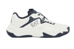 Мужские теннисные кроссовки EA7 Unisex Woven Sneaker - white/sky captain