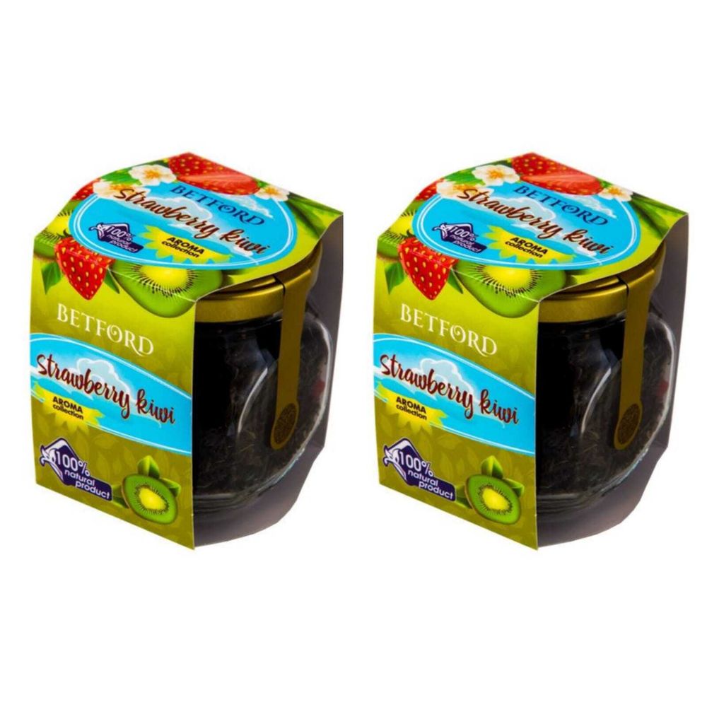 Чай Betford Strawberry kiwi Клубника киви, 60 г, 2 шт
