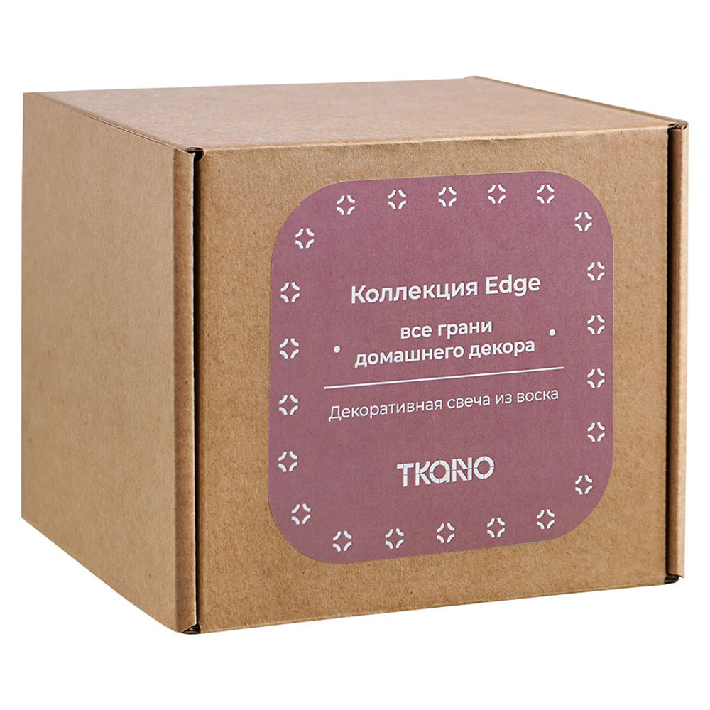 Свеча декоративная Tkano Edge 10.5см терракотовая
