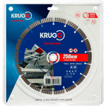Диск алмазный Турбо сегментный KRUGO MASTER 250х2,6х25,4х12mm, 81072500271