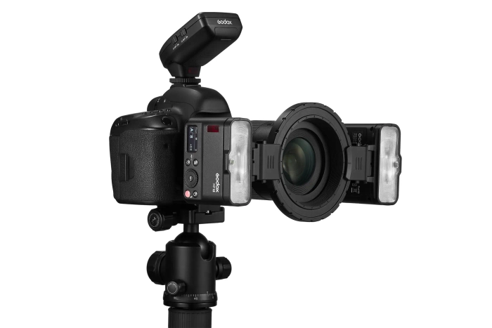 Комплект импульсных осветителей Godox MF12-K2 для макросъемки