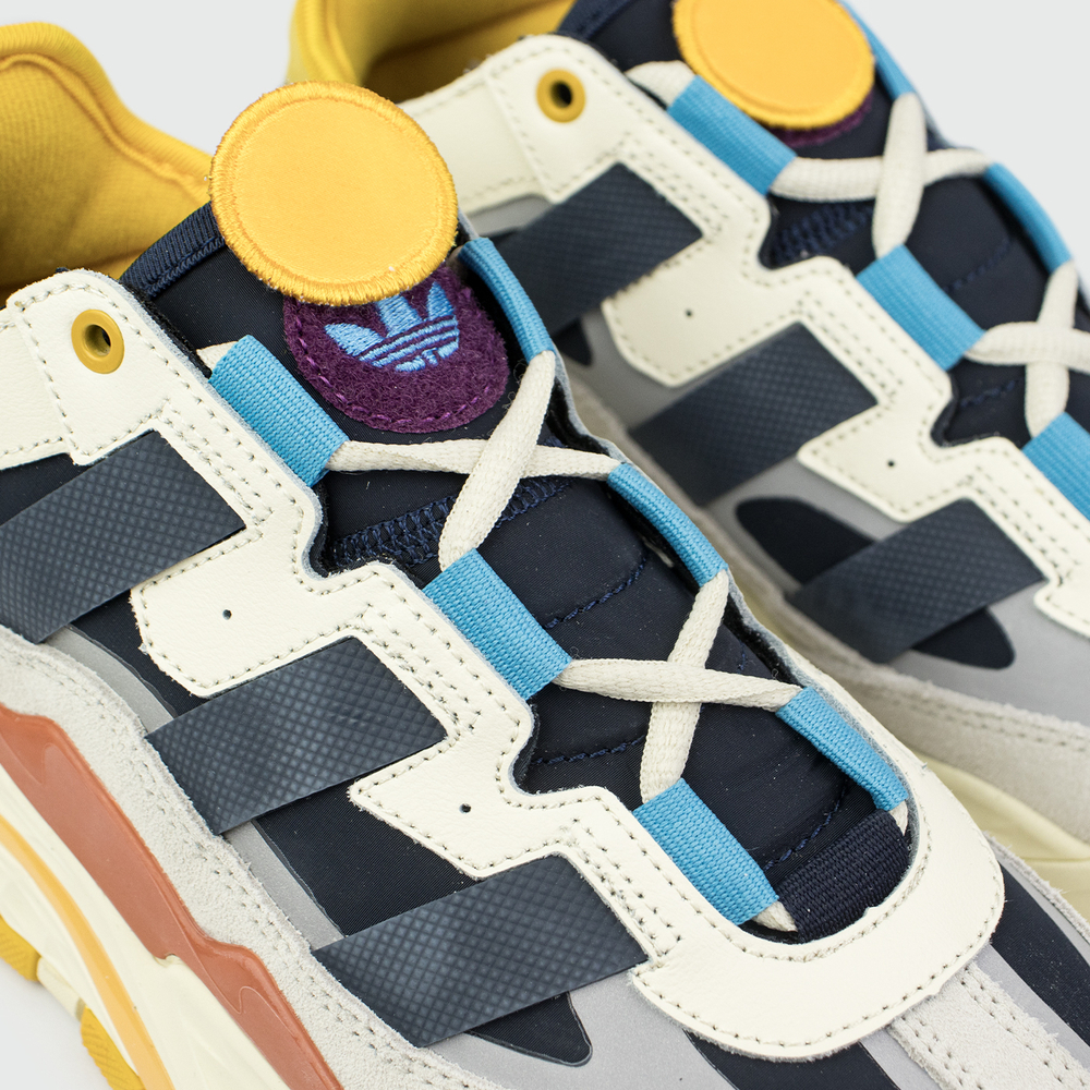 Кроссовки Adidas Niteball Wmns Cream / Cyan / Navy