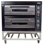 Печь хлебопекарная Miratek BK-24G + каменный под (2 яруса) + пароувлажнение