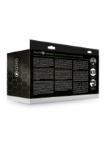 Люминесцентный фаллопротез 7’’ Glow in The Dark - 18 см. (Цвет: зеленый с черным)