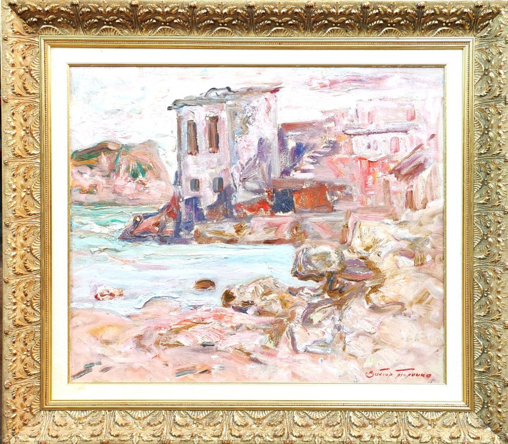 Картина Толочко В.И. "Балаклава, бухта" холст/масло 60х70