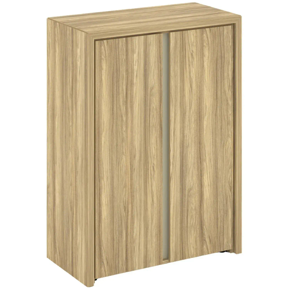 Шкаф Corner средний шир 2ср. фасада ЛДСП COR.ST-2.3 Гикори песочный/Ваниль