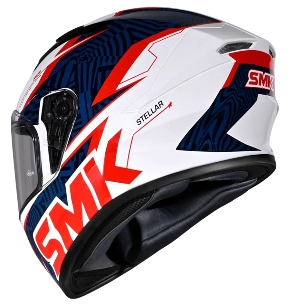 Шлем SMK STELLAR FURY, цвет белый/синий/красный (XL)