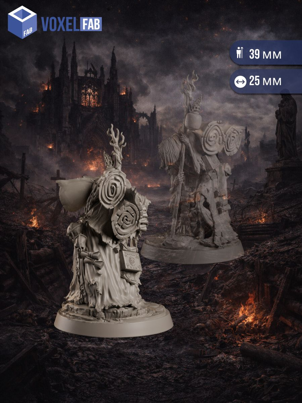 Сборщик Молитв Наемники миниатюры для настольных игр РНИ, Trench Crusade, ДнД