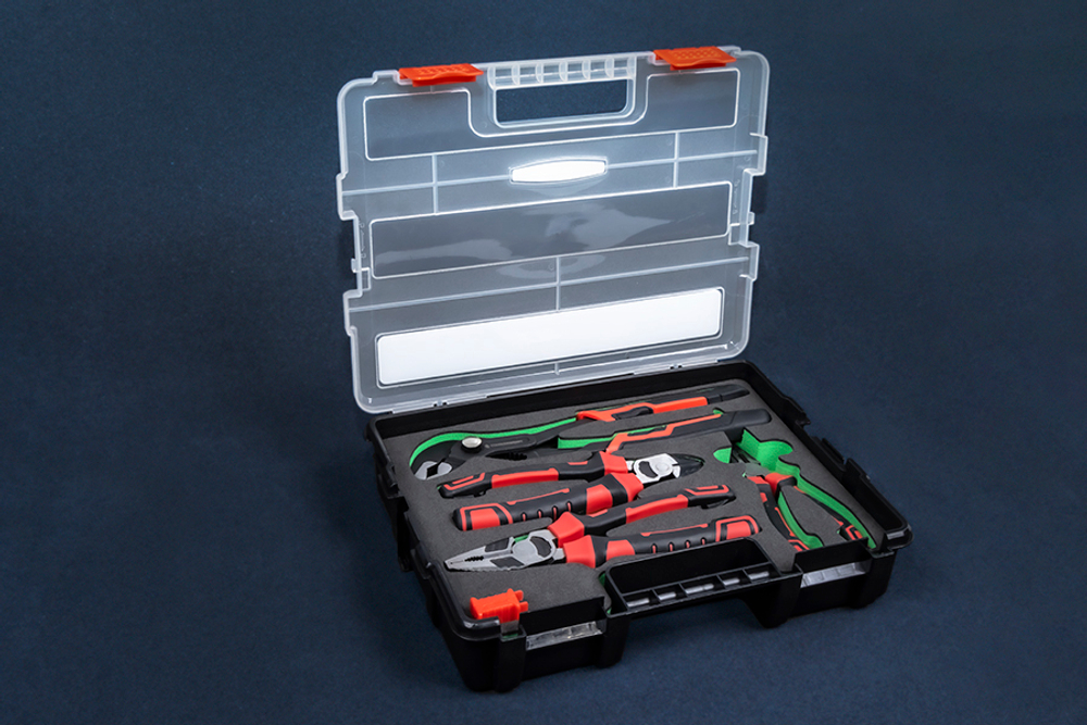 TBP-04U Набор шарнирно губцевого инструмента 4 предмета