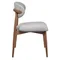 Стул Mod, орех, серый