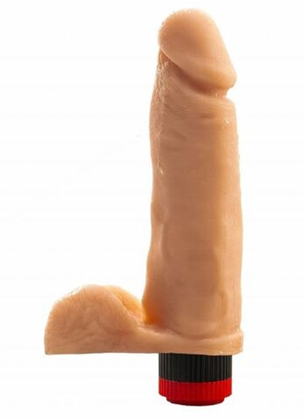 Телесный вибромассажер с ионами серебра №1 - 19 см.