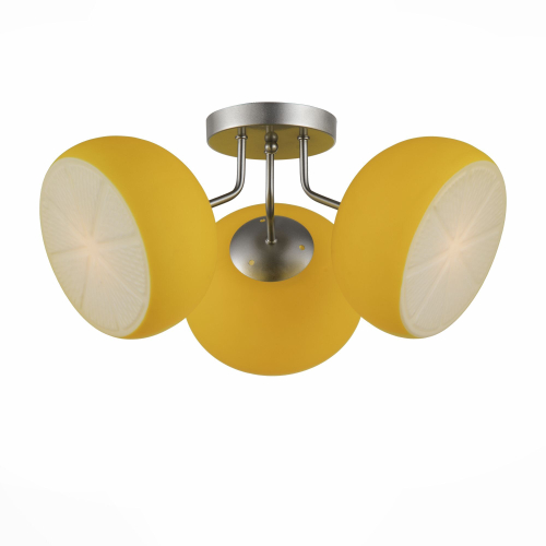 *SL482.902.03 Люстра потолочная ST-Luce Серебристый/Желтый, Белый E27 3*40W