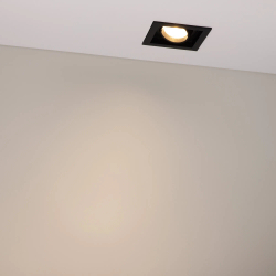 Светильник MS-VORTEX-BUILT-S90x90-12W Warm3000 (BK-BK, 40 deg, 230V) (Arlight, IP20 Металл, 5 лет) 057954