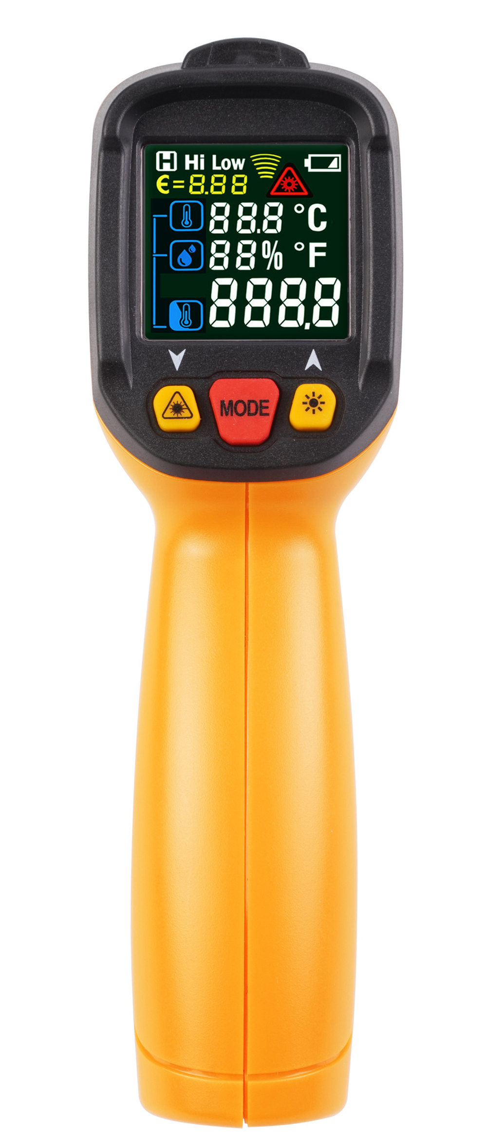 ИНФРАКРАСНЫЙ ТЕРМОМЕТР, 50°-550°, TOLSEN 35196