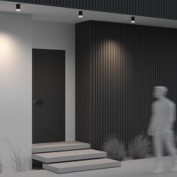 Уличный потолочный светодиодный светильник Maytoni   O499CL-L10B3K