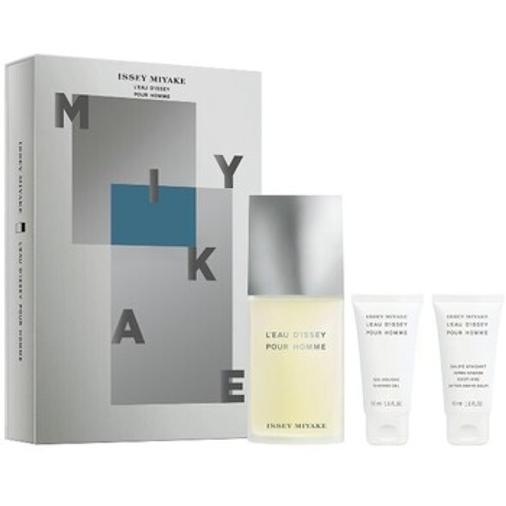 Issey Miyake L´Eau D´Issey pour Homme EDT Gift Set 125 ml, shower gel 50 ml and After Shave Balsam 50 ml 125ml