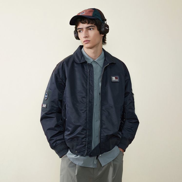 Куртка NOTHOMME Bomber MA-1, серый тёмный