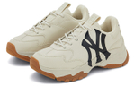 MLB Big Ball Chunky old-school charm thick midsole low-cut daddy shoes for men and women with the same style light beige