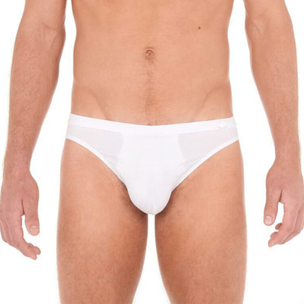Мужские трусы слипы белые HOM Supreme Cotton 40-2448-0003