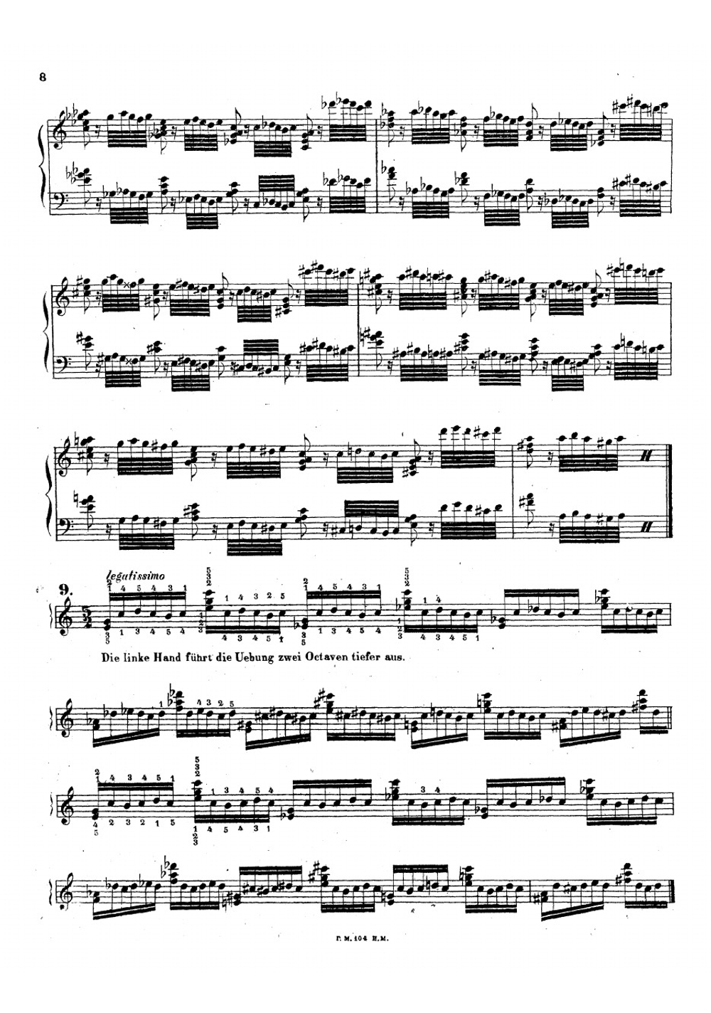 Tagliche studien Ежедневные упражнения | Таузиг Карл