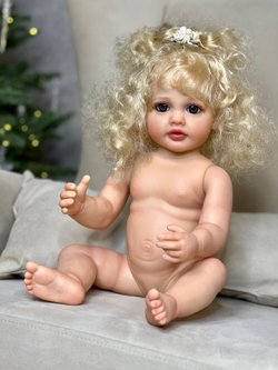 Кукла Реборн виниловая 55см в пакете (FA-142)