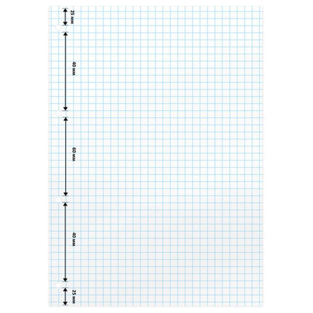 Сменный блок для тетради на кольцах А5, 160 л., BRAUBERG, "Белый", 404613